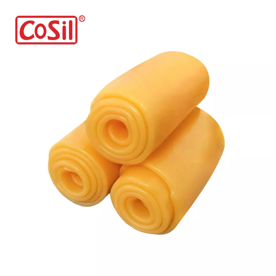 Vente en gros pâte de caoutchouc silicone personnalisée dureté 60 Shore a Raw Matériau pour usage industriel