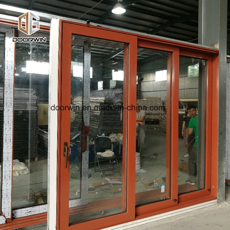 Super Wide Heavy Duty Lift Sliding Door, Oak Wood with Exterior Aluminum Cladding