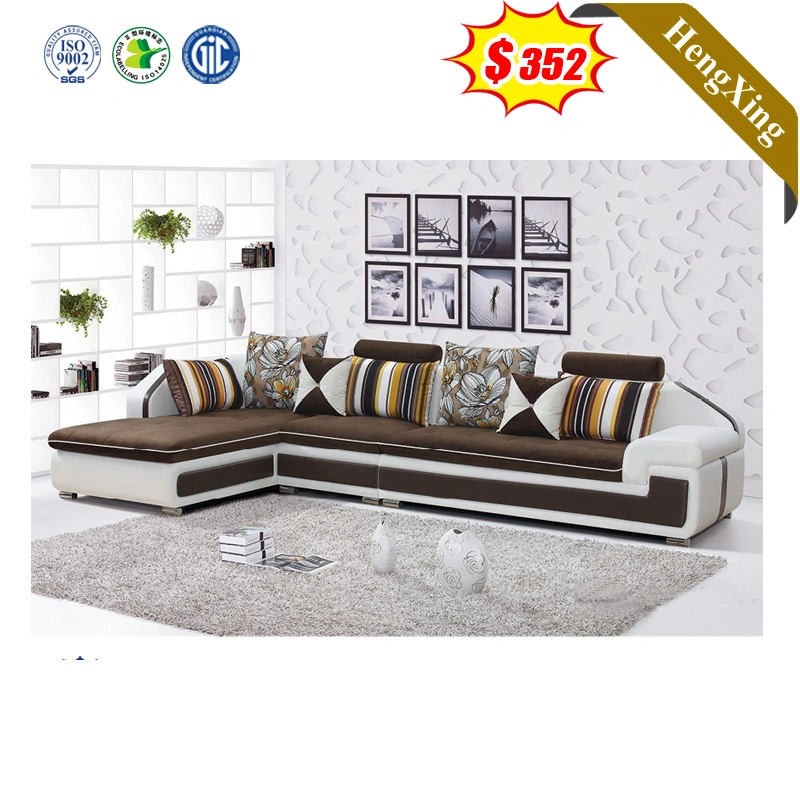 Comfortable Modern Furniture Dark Gray L Shape Sofa Bed Recliner Sofa Fabric Sofa Set for Living Room