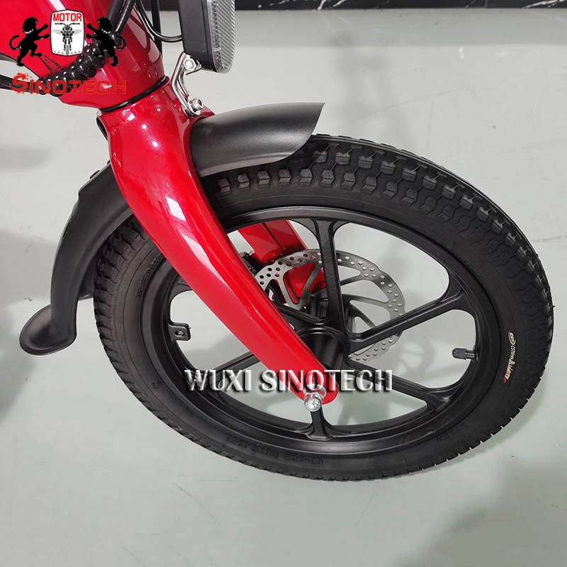 Fast Folding 14&prime; &prime; Electric Bike 25km/H 350W 36V 7.8ah Removable Lithium Battery European Hot Selling Electric Bike Folding Bicycle