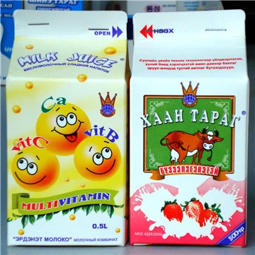 Papel asséptica em cartões/ bebidas de frutas/manteiga/leite de vaca/sumo/vinho/Yougurt/Gable Top pacote de enchimento