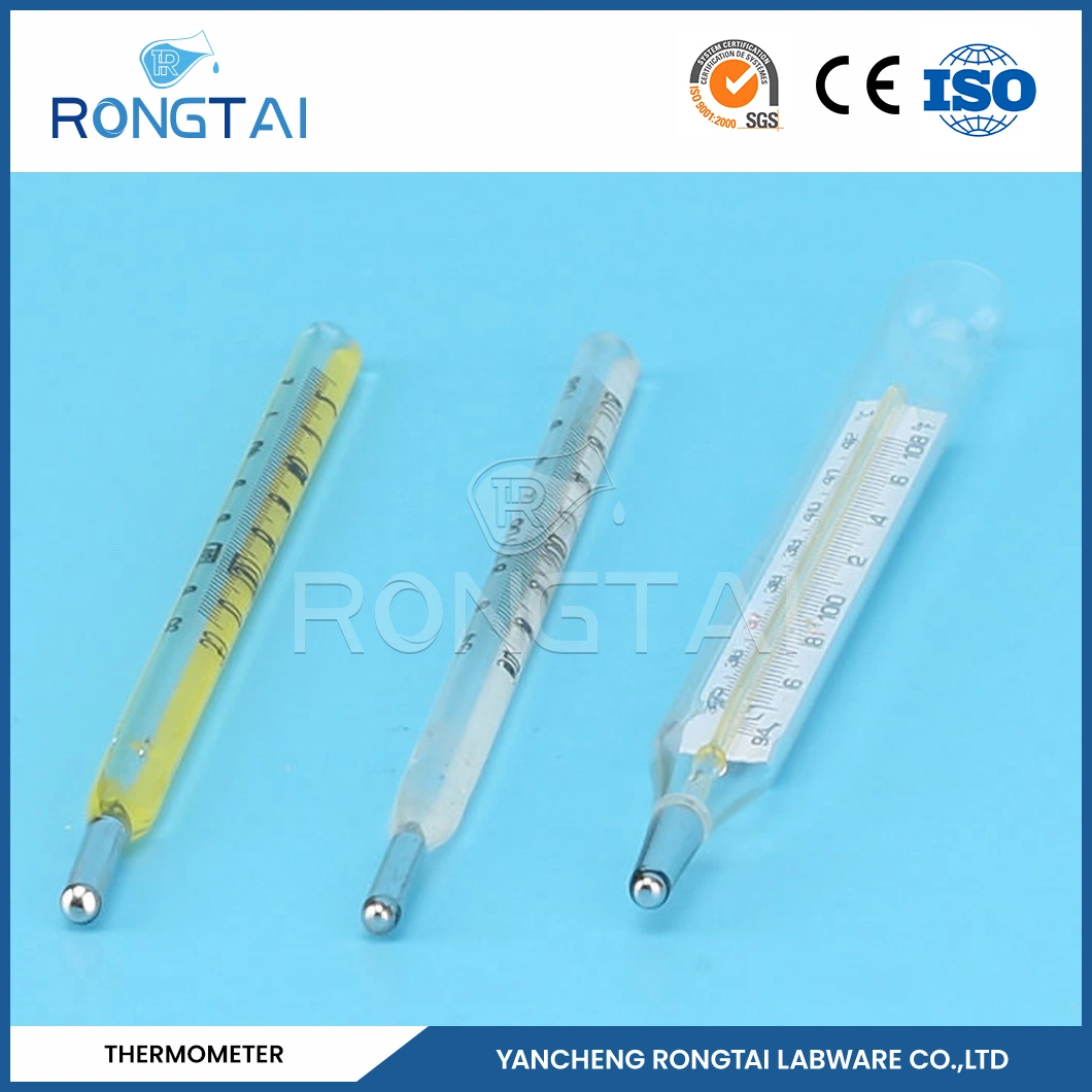 Rongtai Thermometer Infrarot Fabricators Mercury in Glass Thermometers China Mercury Clinical Thermometer