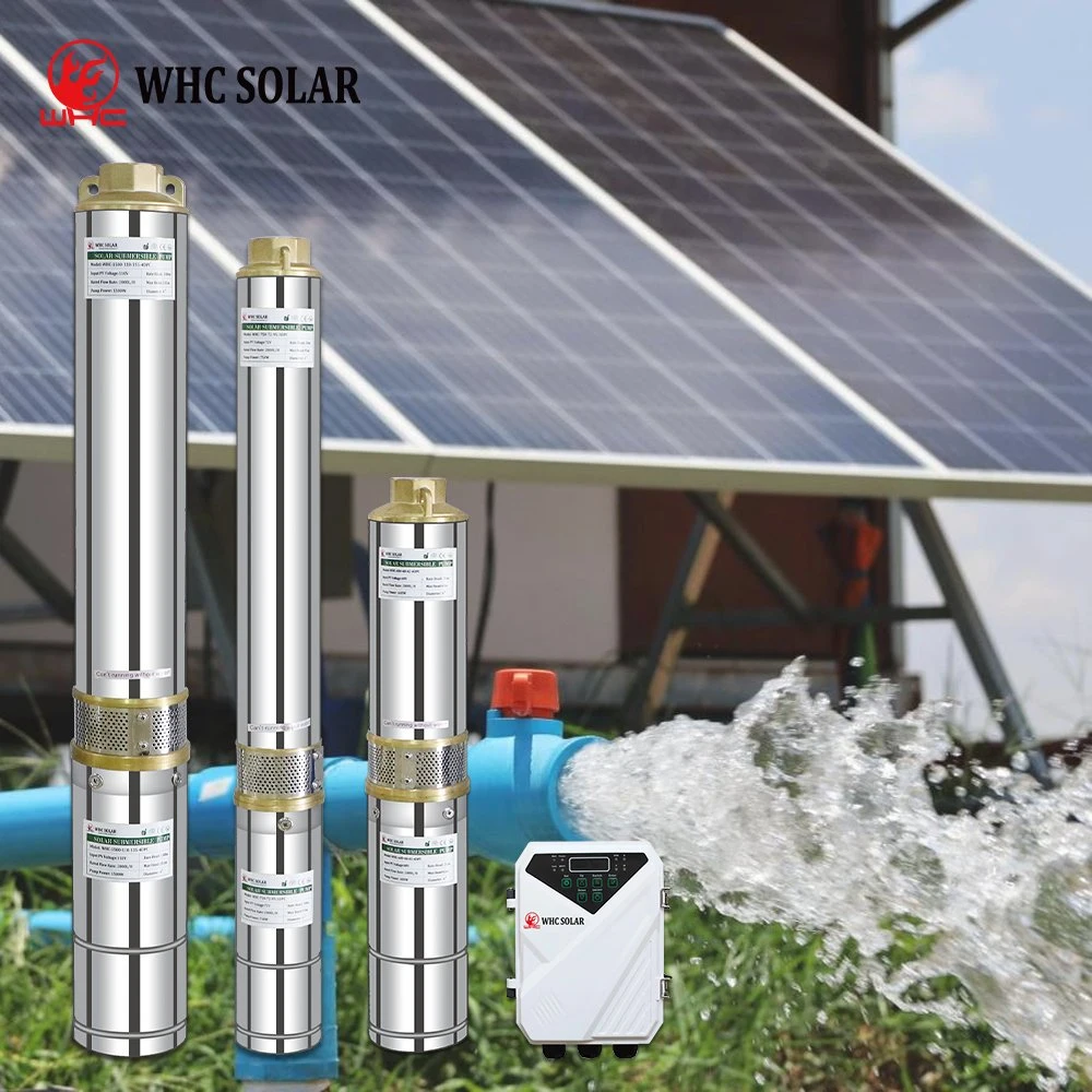 WHC Hochdruck DC Tauchboot Landwirtschaft Bewässerung 1100W110V Solar Water Pumpenhersteller