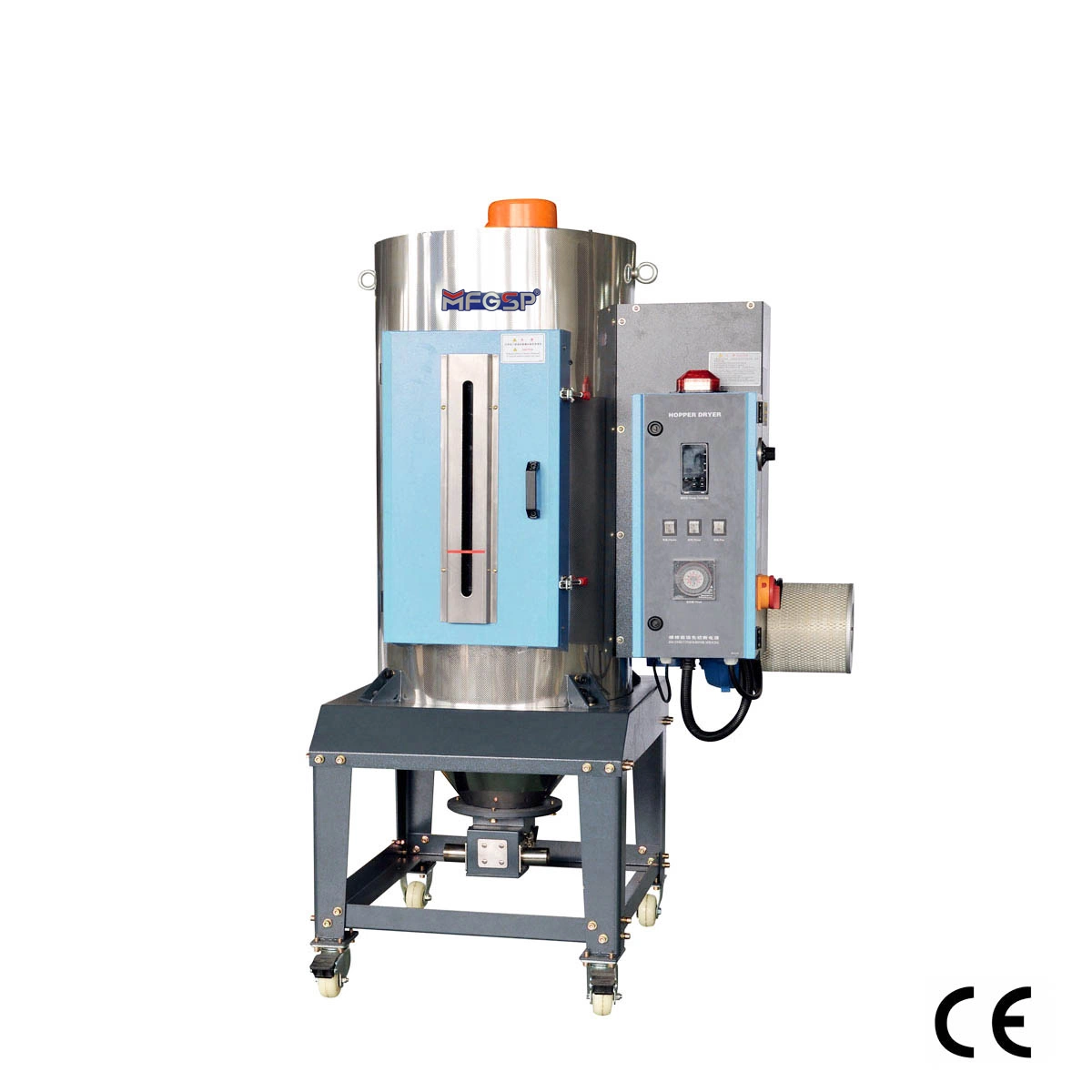 Industrial Leader European type Hopper Dryer Plastic Drying Machine with CE