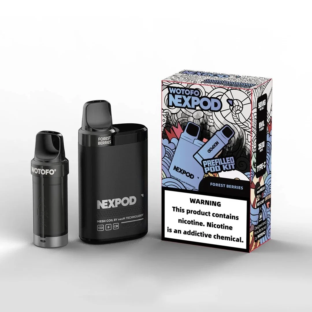 Commerce de gros Wotofo Nexpod bouffée de cigarette électronique3500 Je Vape jetables rechargeables