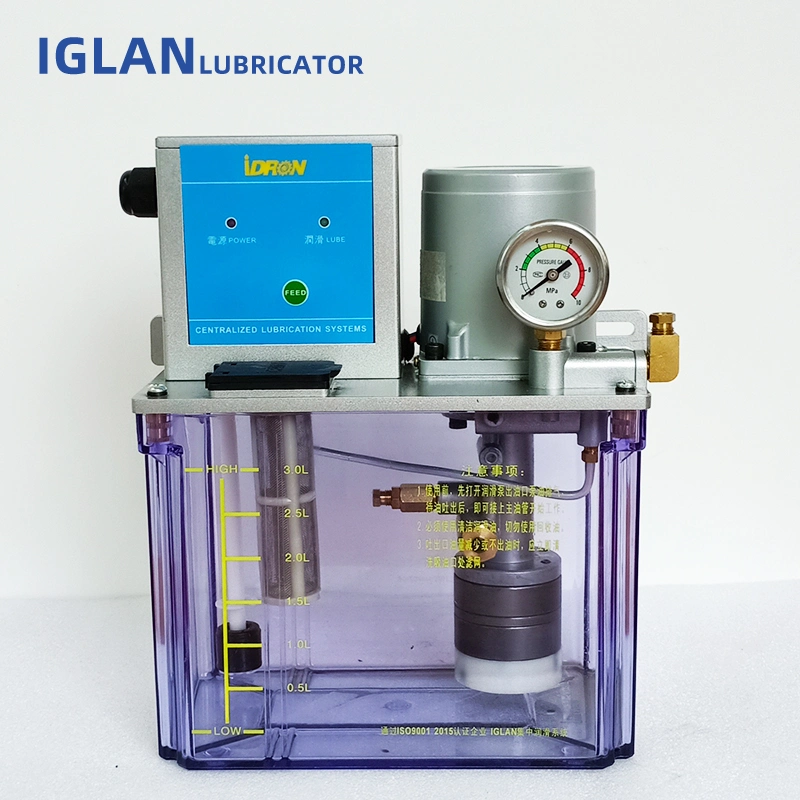 Iglan OEM Plastic Electric Automatic Small Portable Lubrication Pressure Relief Oil Pump