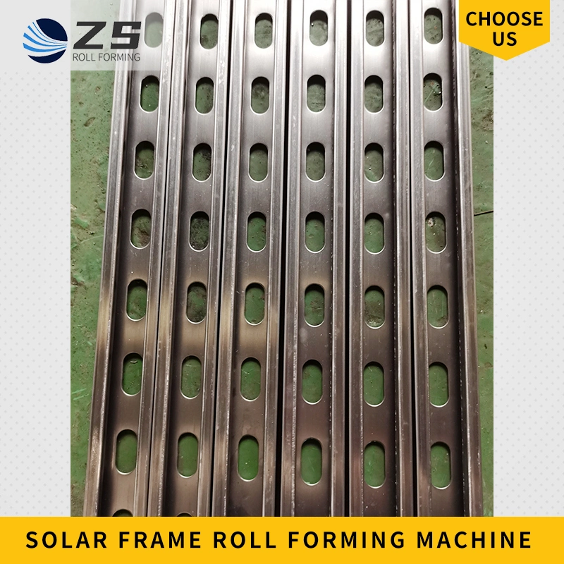 Solar Mounted Steel Profile C Channel Roll Forming Production Line