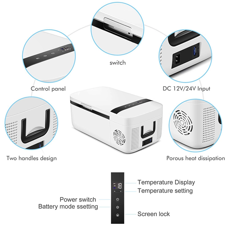 Réfrigérateur portable Mini congélateur 12V/24V compresseur de voiture réfrigérateur