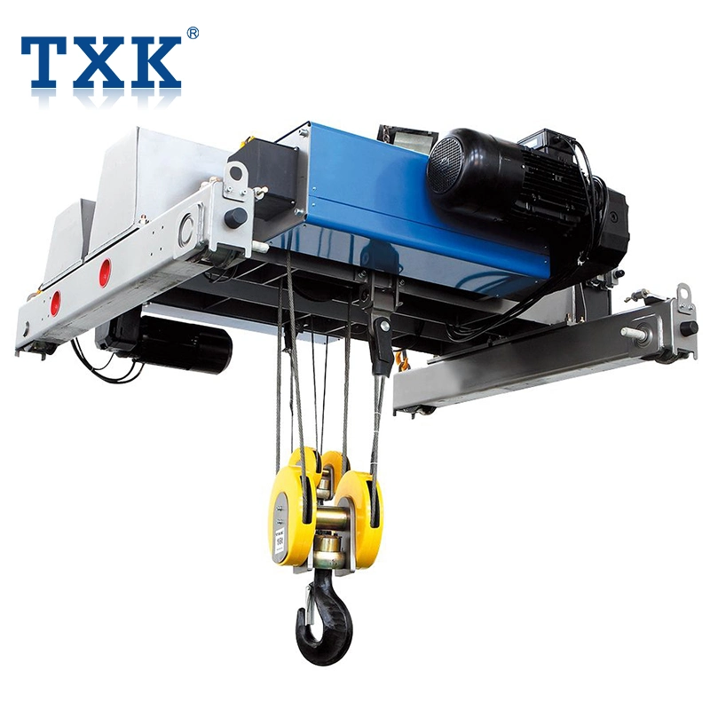 Txk Low Headroom Double Girder 12.5 Ton Wire Rope Hoist