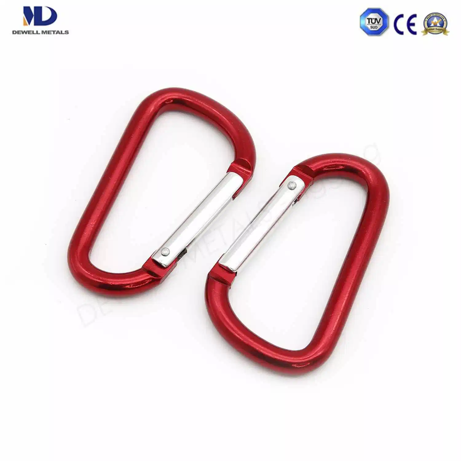 Safety Screw Lock Carabiner Twist Lock Flat Type Snap Hook with Screw Straight Gate/Bent Gate/ Wire Gate