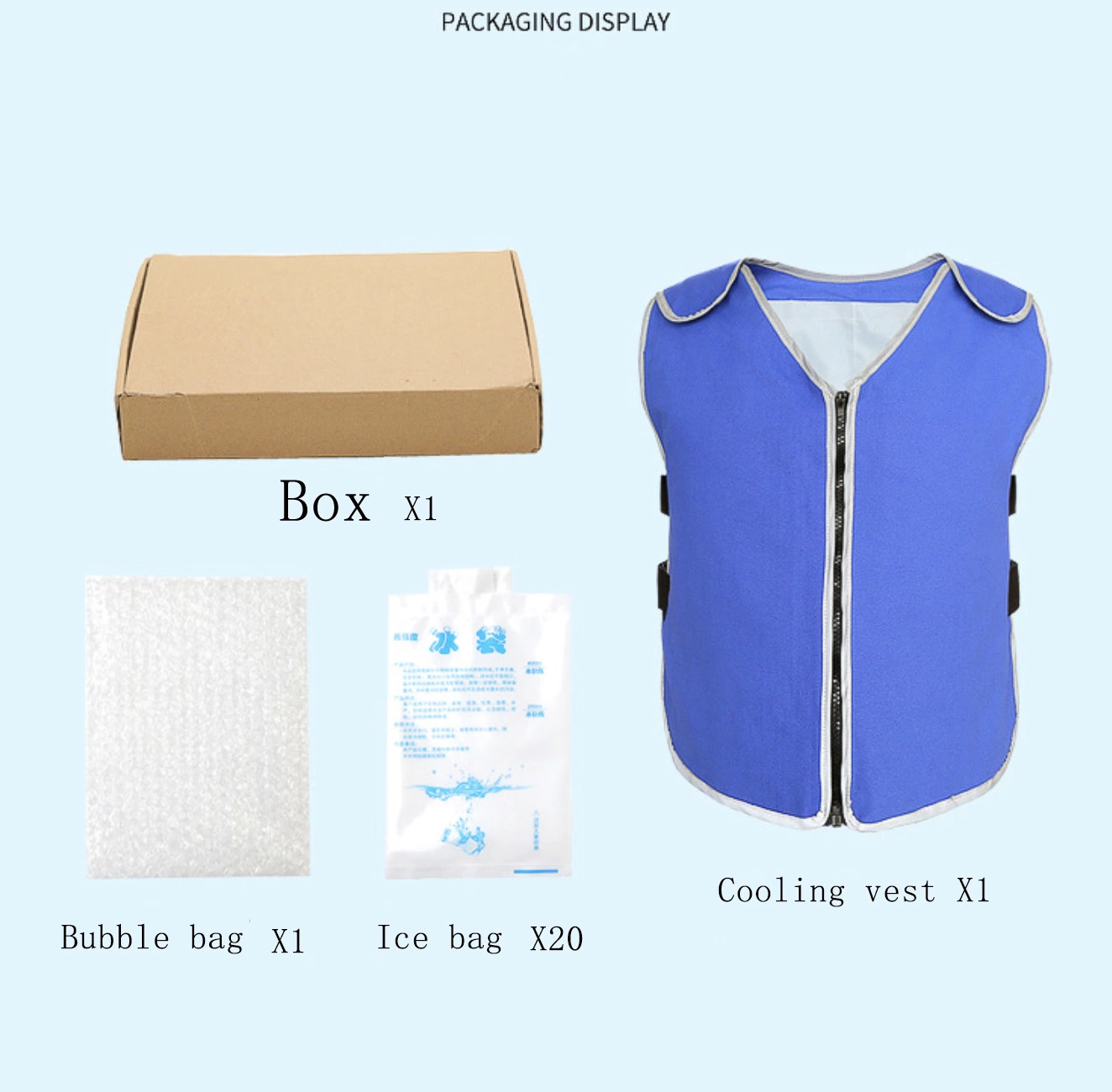 Durable Wear Body Cool Waterproof and Breathable Ice Water Circulating Cooling Vest