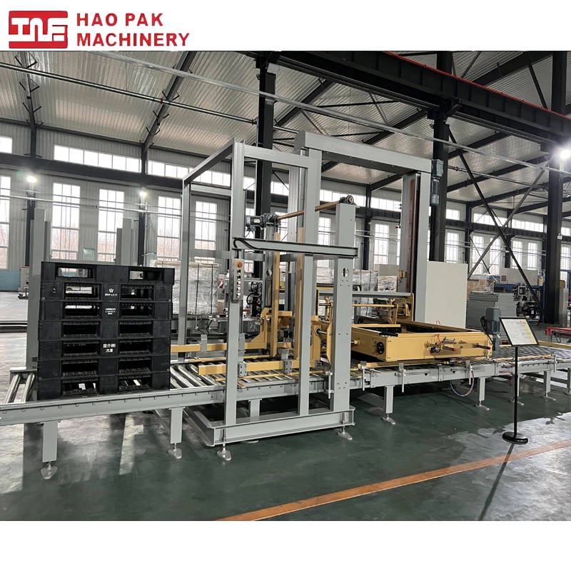 High Speed Palletizing Production Line Stacking Stacker Robot Palletizer Machine with Low Price