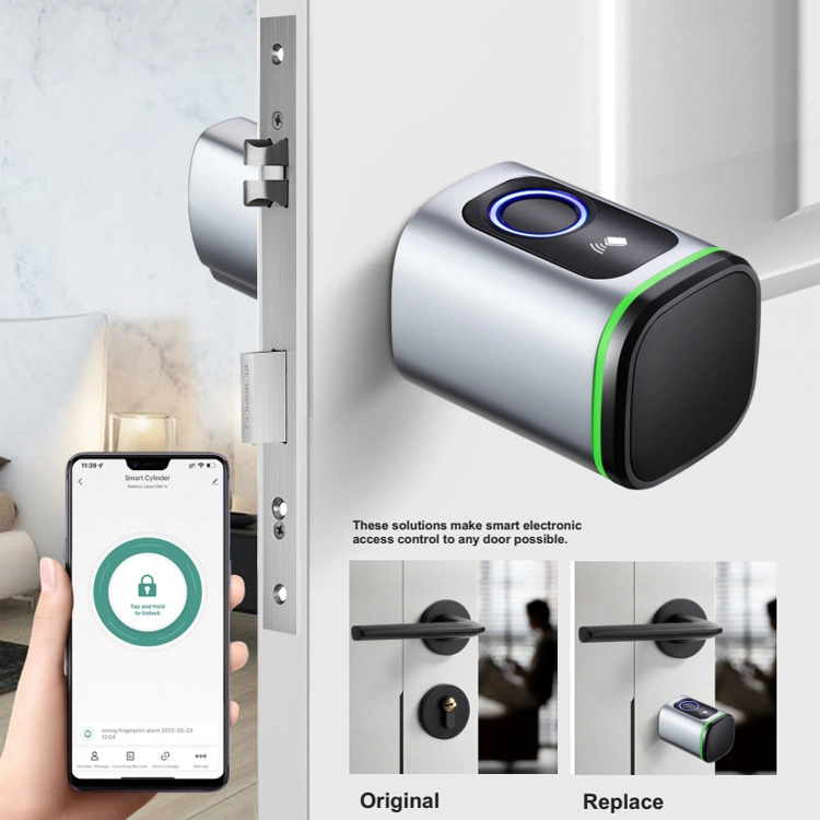 Hohe Qualität/hohe Kostenleistung Tuya Fernbedienung Fingerabdruck Hardware Smart Door Lock