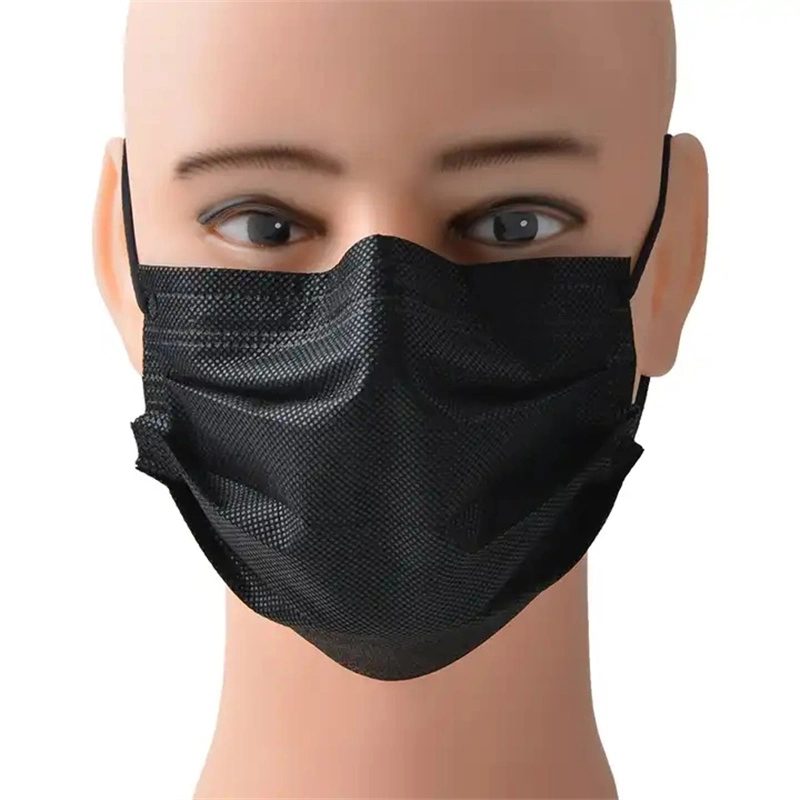 Disposable PP Non-Woven Protective Dental Hospital 3ply Face Mask with Earloop