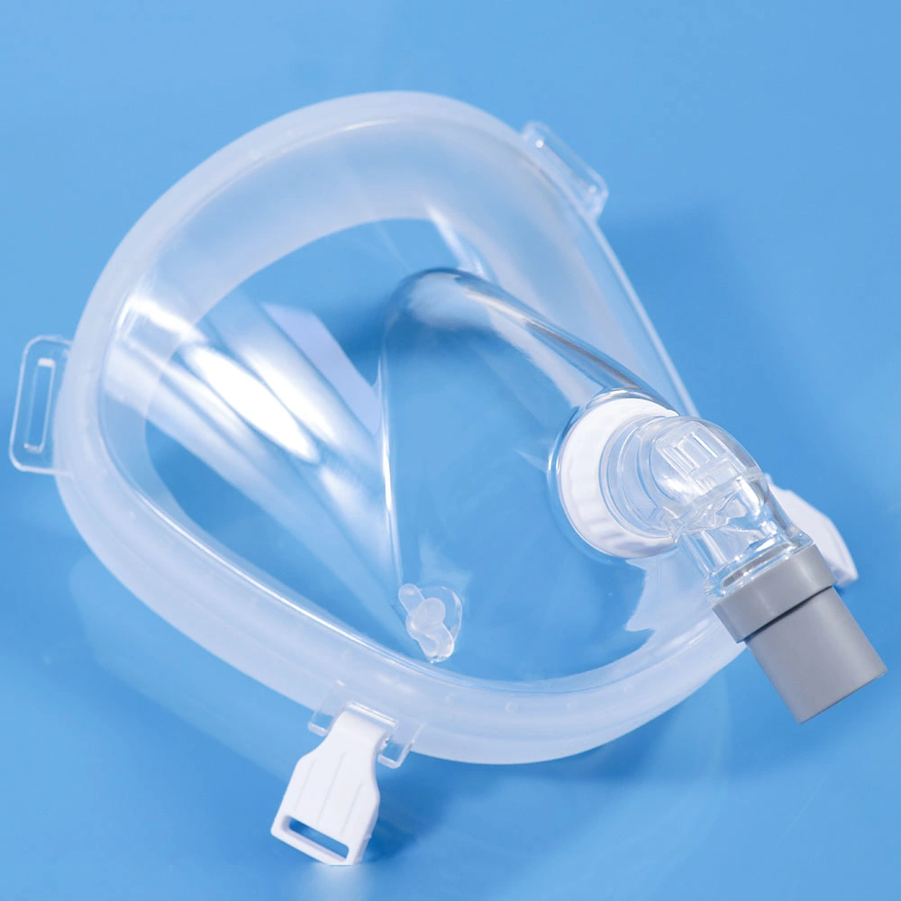 Le silicium Non face total plein de réaspiration des oreiller nasale CPAP Ventilateur Bipap masque pour apnée du sommeil