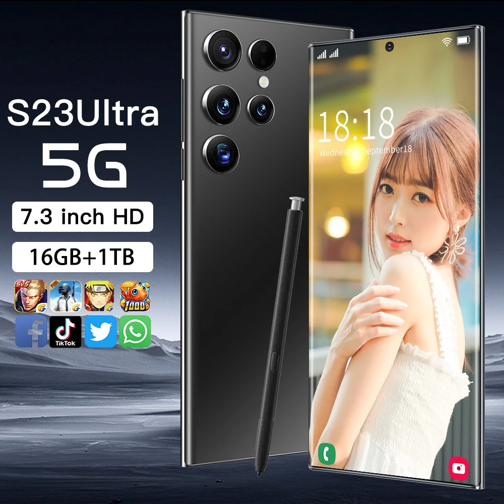 Wholesale/Supplier S23 Ultra 5g Smart Phone Manufacturer OEM Android 13 Mobile Phones