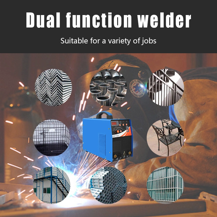 Arco de árgon Função Dupla de soldar a arco de solda TIG MÁQUINA DE SOLDA ACDC