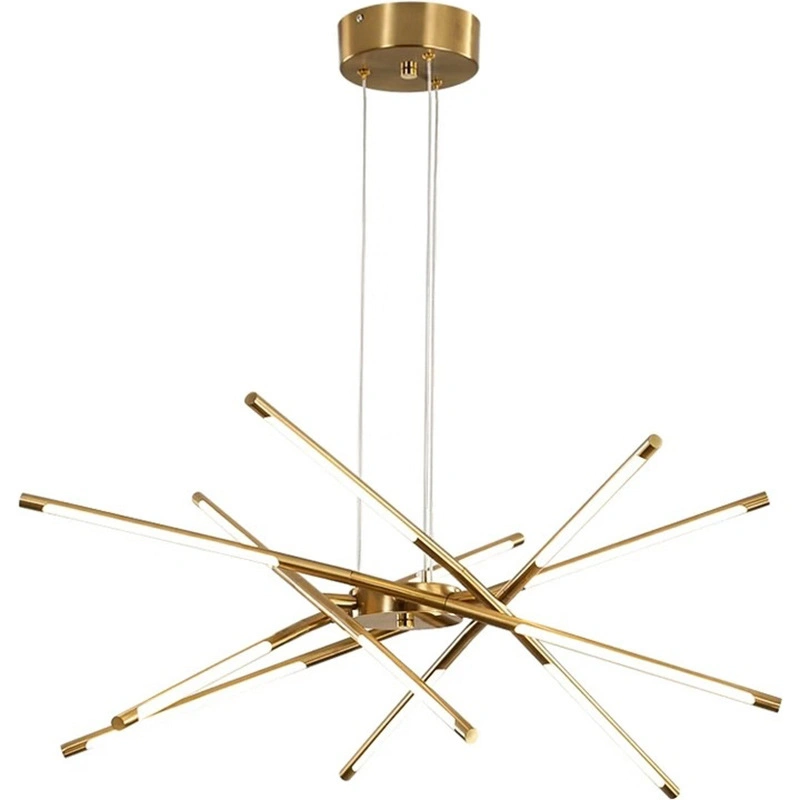 Moya New Modern Gold Black LED Luxury Modern Chandelier