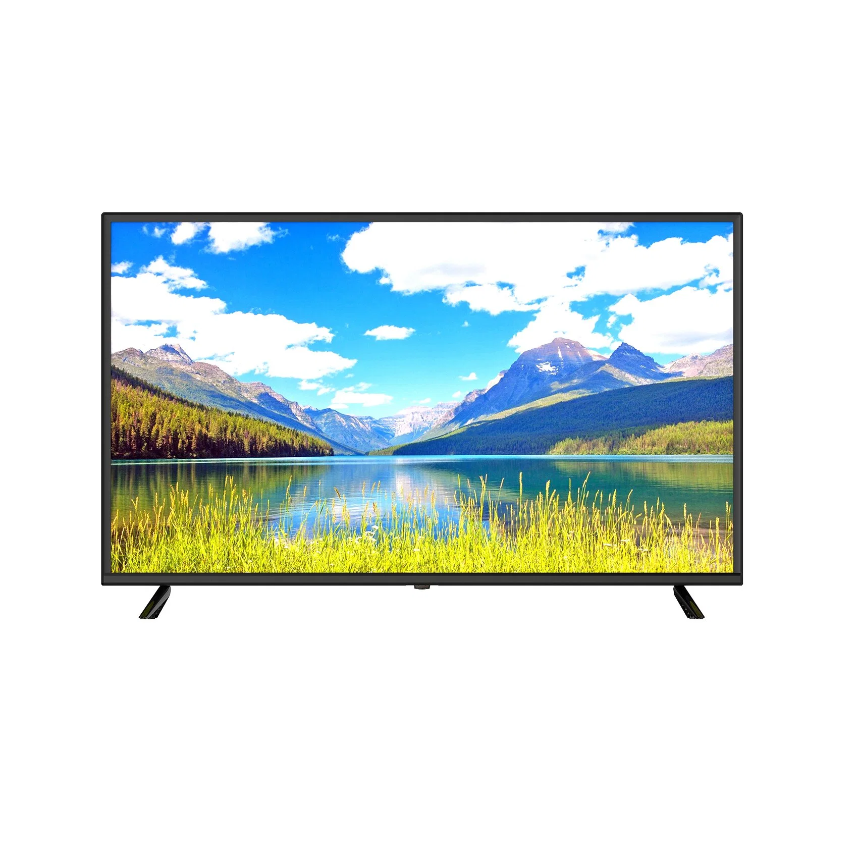 Televisor LED LCD solar de 32 40 43 polegadas LED LCD TV Smart/DVB de tela plana HD Factory Cheap Office Hotel Home TV