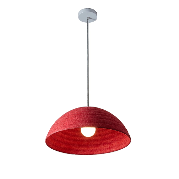 Modern New Design Pet Felt Ceiling Lamp with Shade of Moulded Polyester Felt