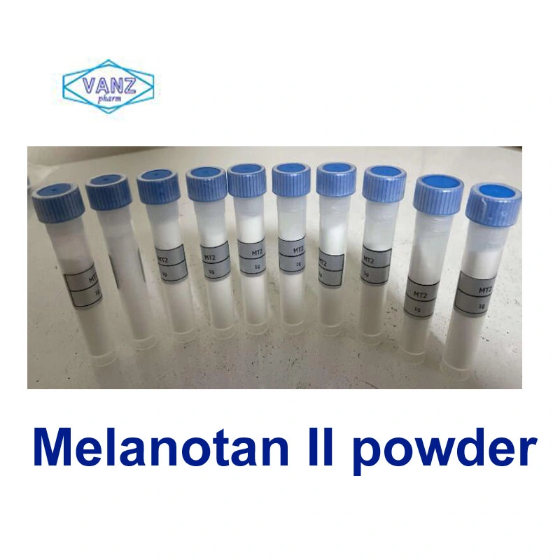 Melanotan II Melatonin 2 Tanning 10mg/Vial Yellow Pink Cap High Purity 99% Freeze-Dried Powder