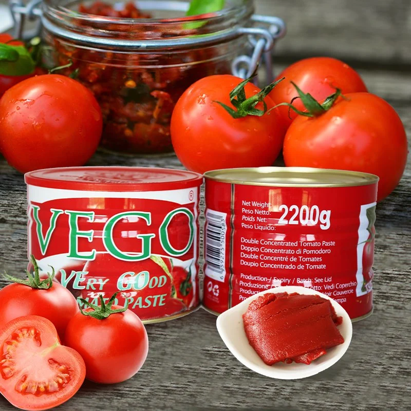 High Quality Tomato Paste 2200g Canned Tomato Sauce Manufacturer