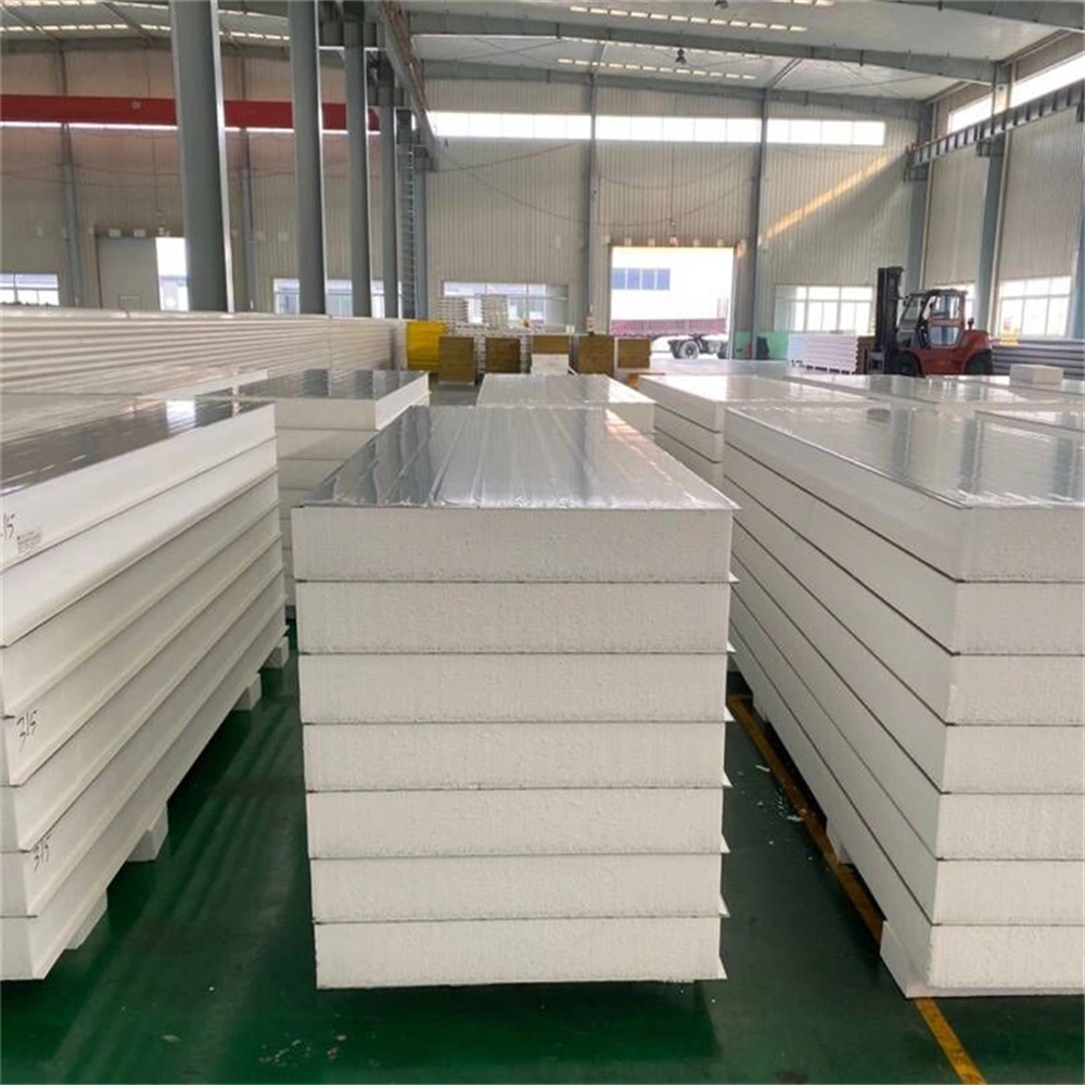 50mm/ 75mm/ 100mm/ 120mm EPS/PU/PIR/Rockwool/Polyurethane/Glasswool Waterproof Sandwich Panels for Warehouse/Workshop