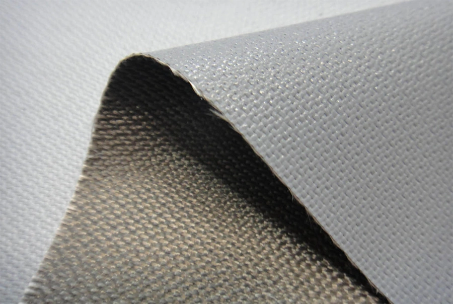 3784 Base Silicone Fiberglass Fabric Fireproof Cloth with 120g One Side Coating