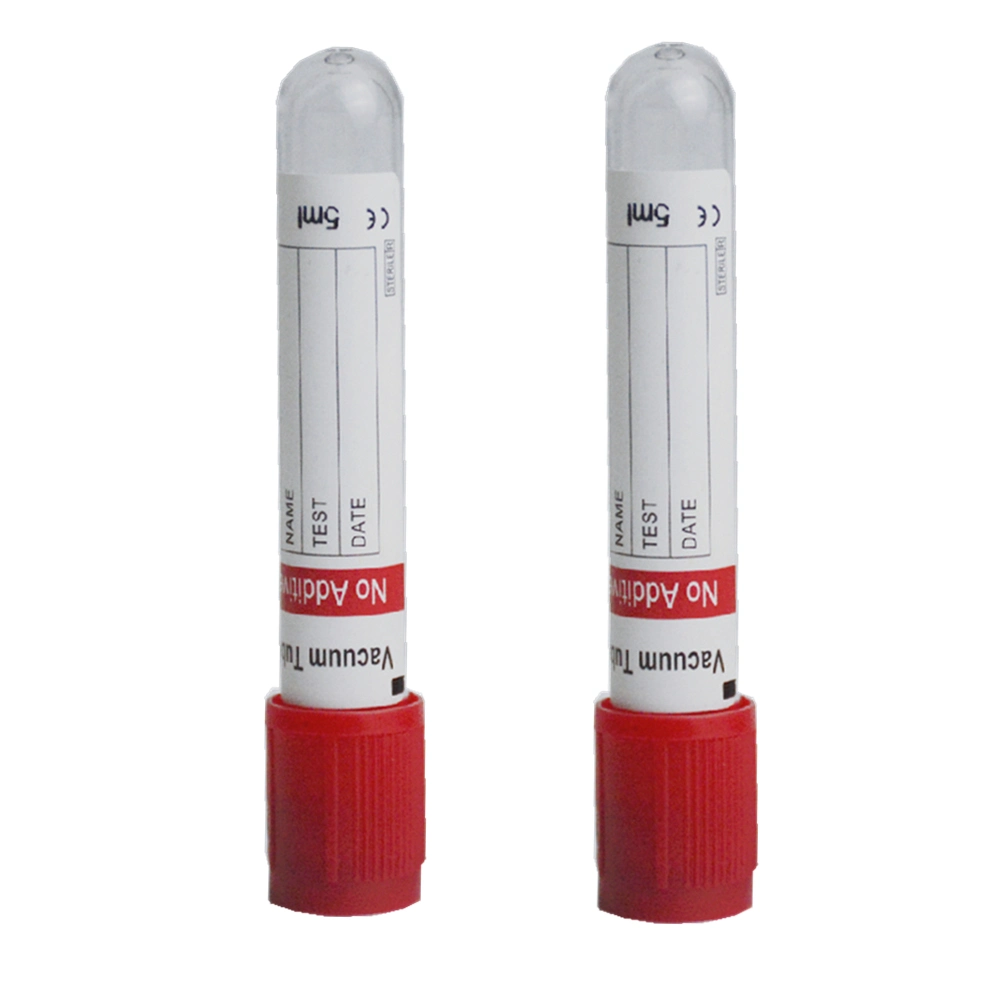 Disposable Vacuum Blood Collection Plain Tube with CE & ISO