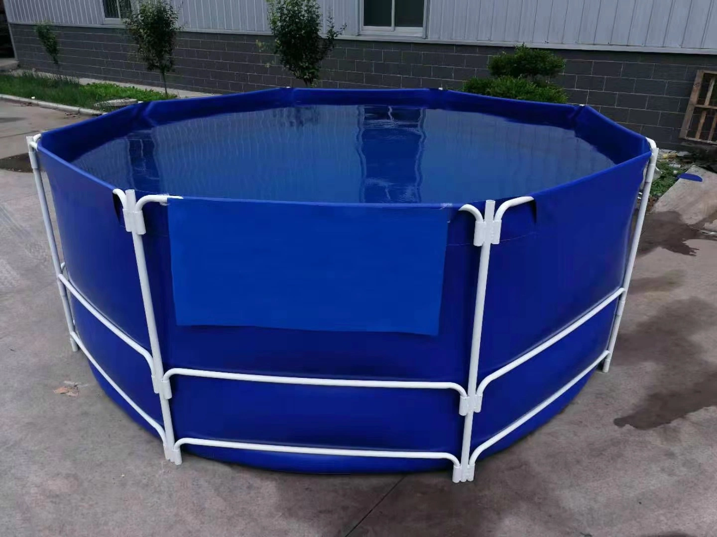 Plegable Collapsible forma redonda estanque de peces tanque de cultivo para peces Alimentación