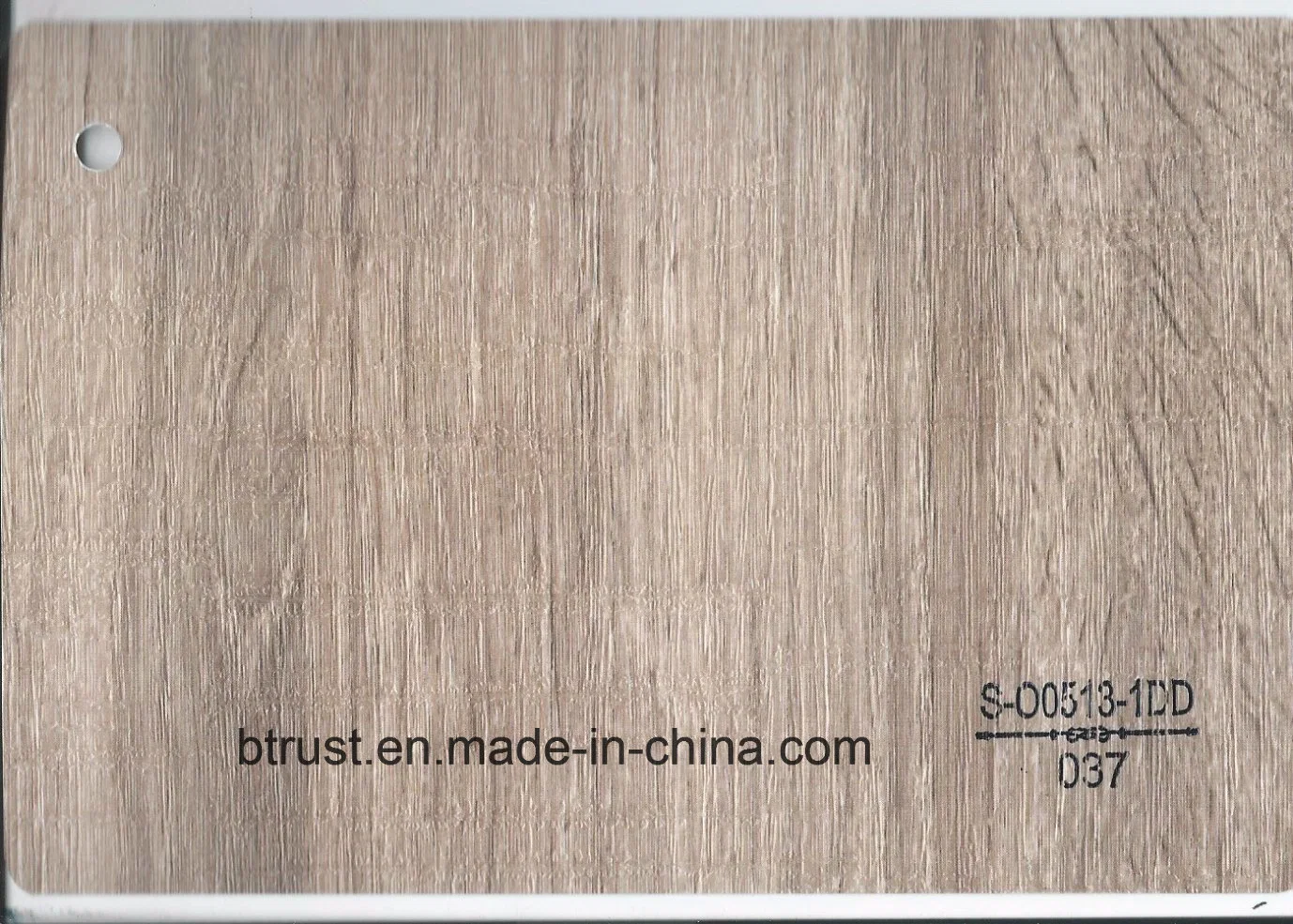 Wood Grain PVC Deco Foil for Furniture/Cabinet/Door Hot Laminate/Vacuum Membrane Press Bgl037-042