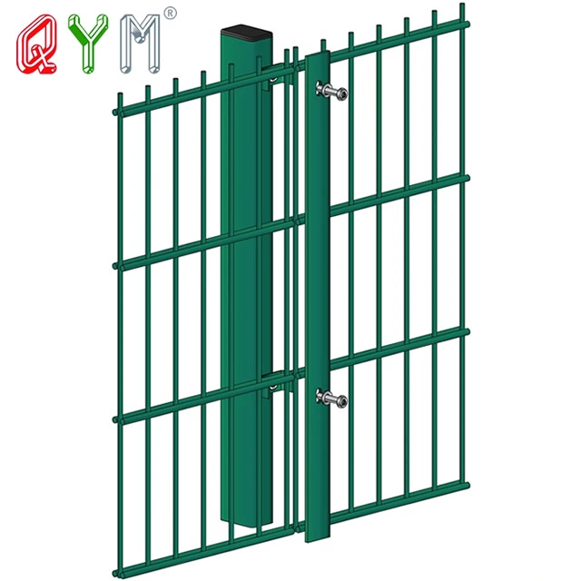 Galvanized Double Wire Fence 868 Double Wire Mesh Fence Gate