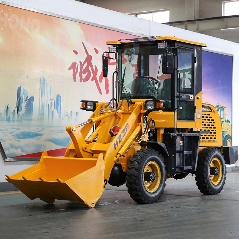 Manufacturer 4&times; 4 Diesel Hydraulic Automatic Mechanical 0.8ton Mini Front-End Loader Wheel Loader