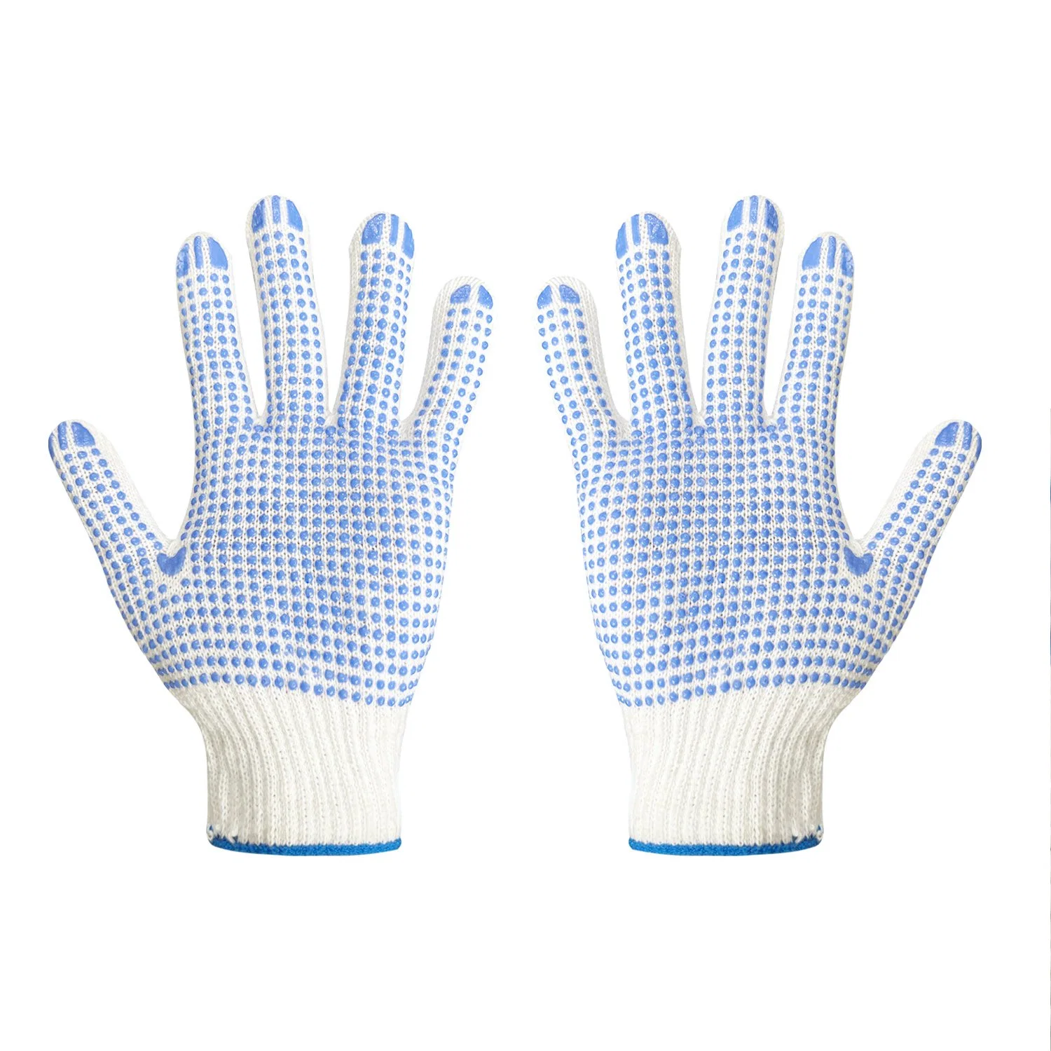 China Wholesale/Supplier 30-80g/par de puntos de PVC/puntos de algodón tejida Precio de la seguridad/Industrial/construcción/Jardín guantes para trabajos de protección y de trabajo