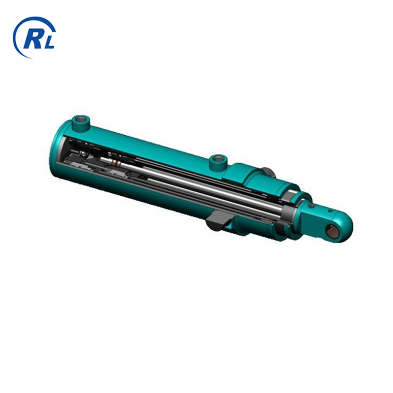 Qingdao Ruilan Customize Popular Single Acting Telescopic Long Stroke Multi Stage Hydraulic Cylinder for Chairs