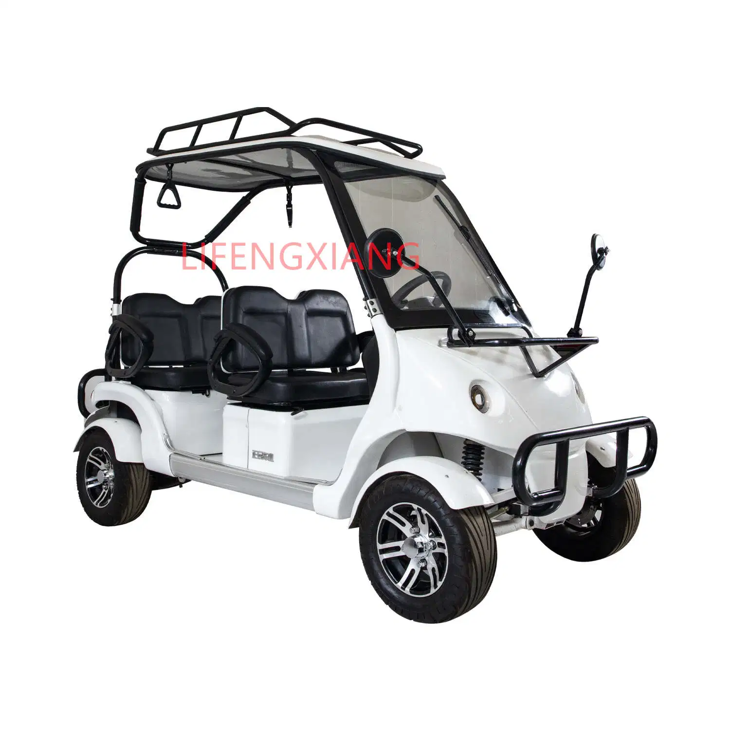 CE Approved New Arrival Adult Battery Operated 4 Seats Sightseeing Club Car Electric Golf Trolley