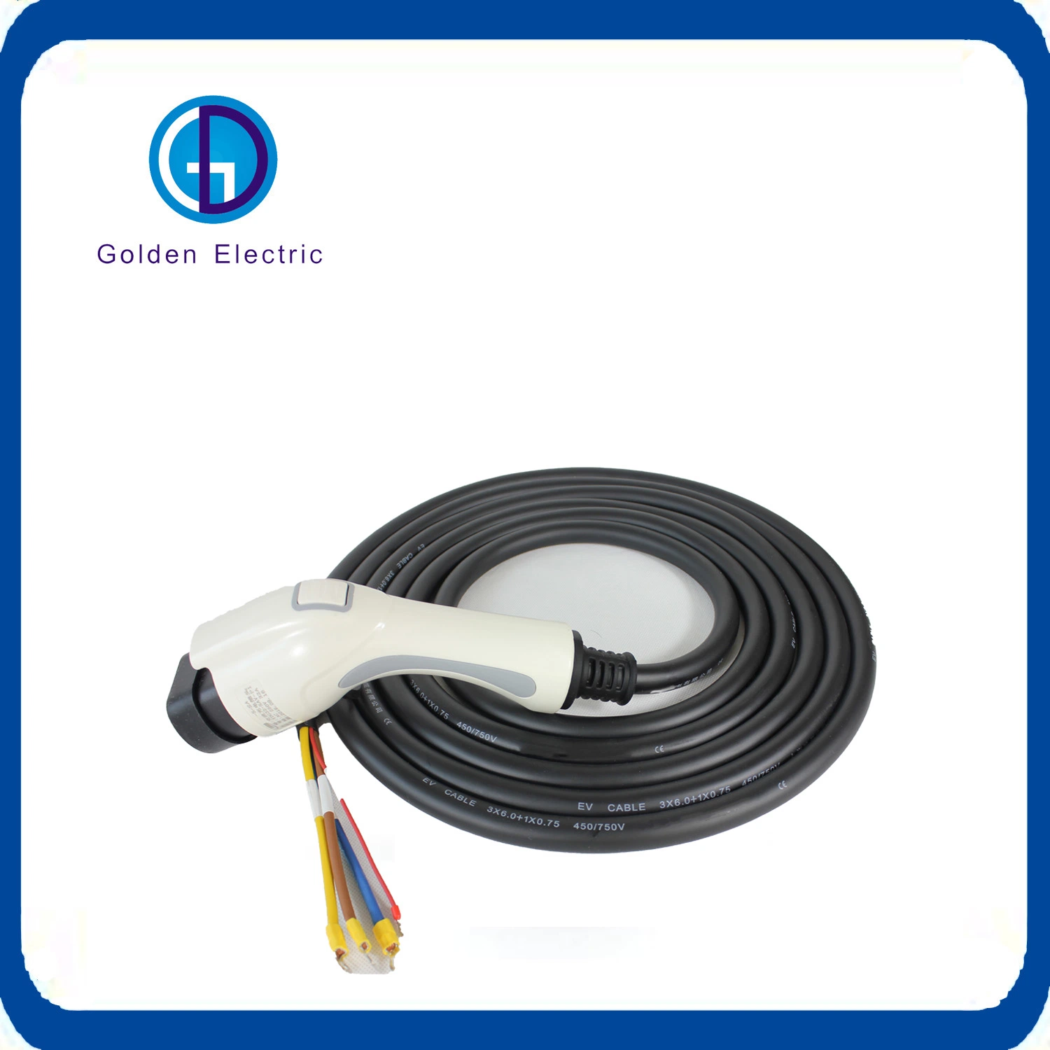 Hv Flame Retardant High Voltage EV Power Charger Electrical Electric Copper Wire Cable