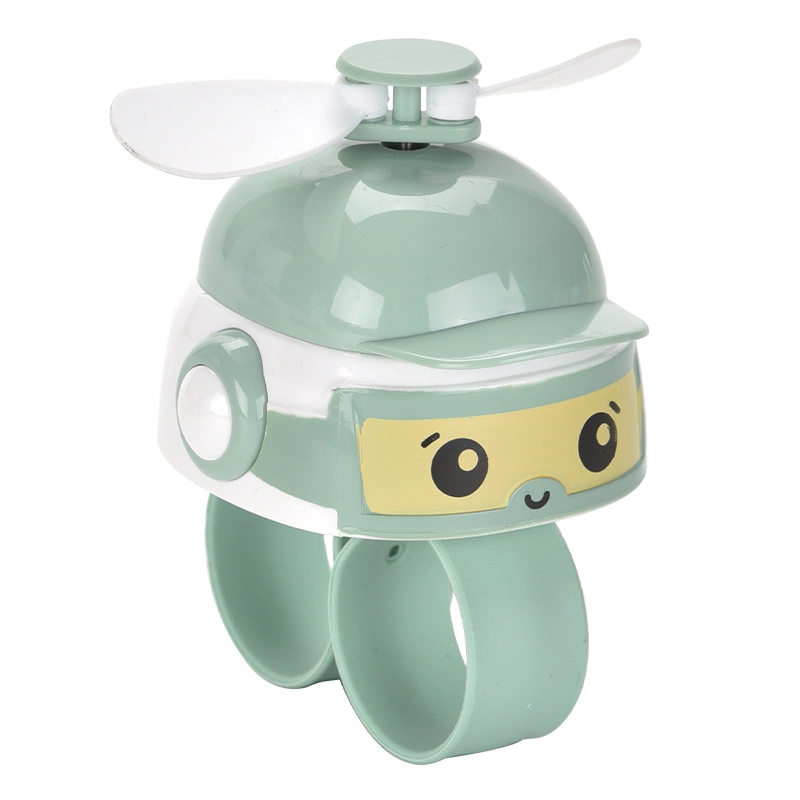 Fábrica al por mayor Ventilador de reloj mini operado por batería tres bloques viento Speed Kids Lovely Modeling Fan Toy Cartoon pequeños fans con Línea USB