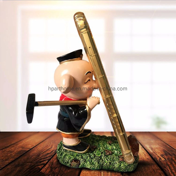 Bespoke Artificial Monk Sha Cartoon Figure Phone Stand Holder