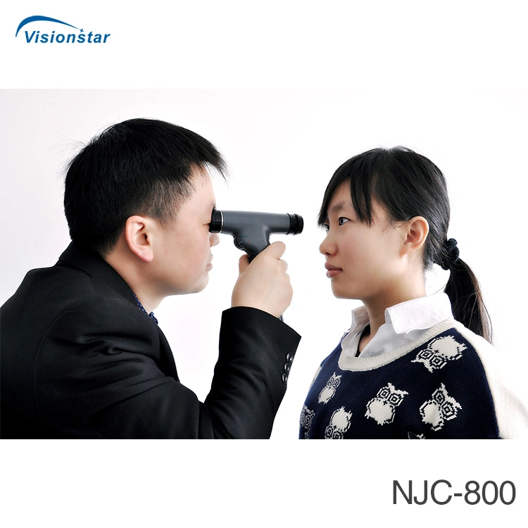 Njc-800 China Venta caliente Equipo oftalmológico Pantoscopic oftalmoscopio.