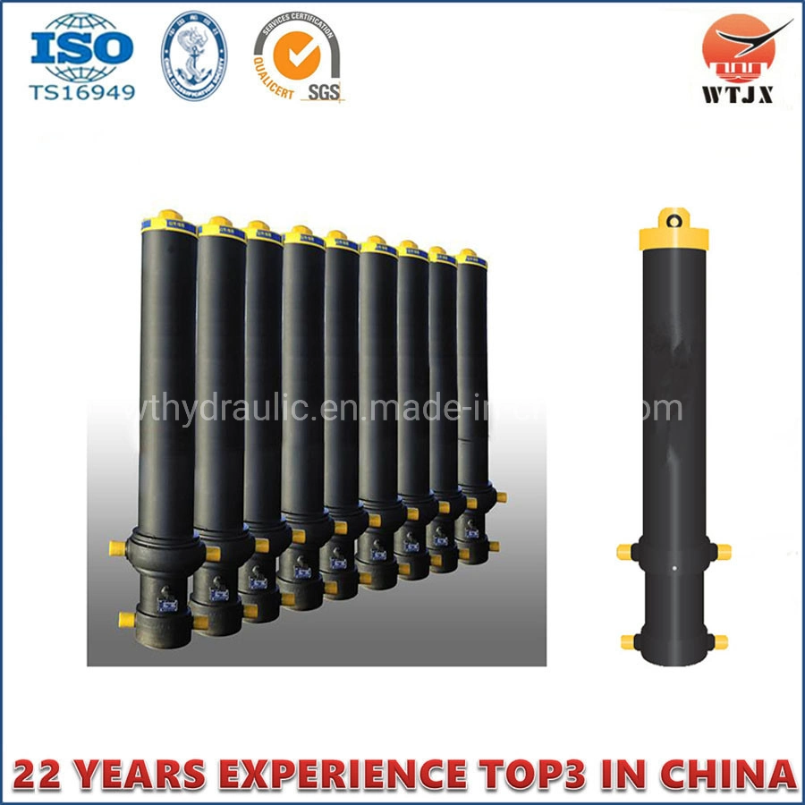 Front Mount Telescopic Hydraulic Cylinder for Dump Trucks