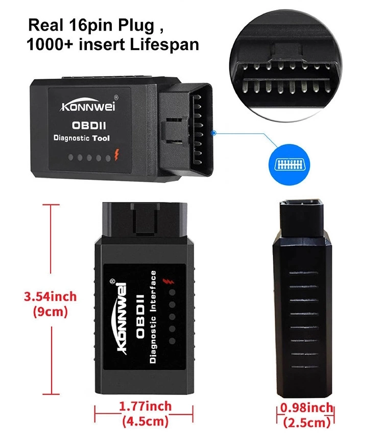 Preiswerte Portable USB-Selbstscanner-Auto-Fühler-Prüfvorrichtung-Diagnosehilfsmittel mit Bluetooth