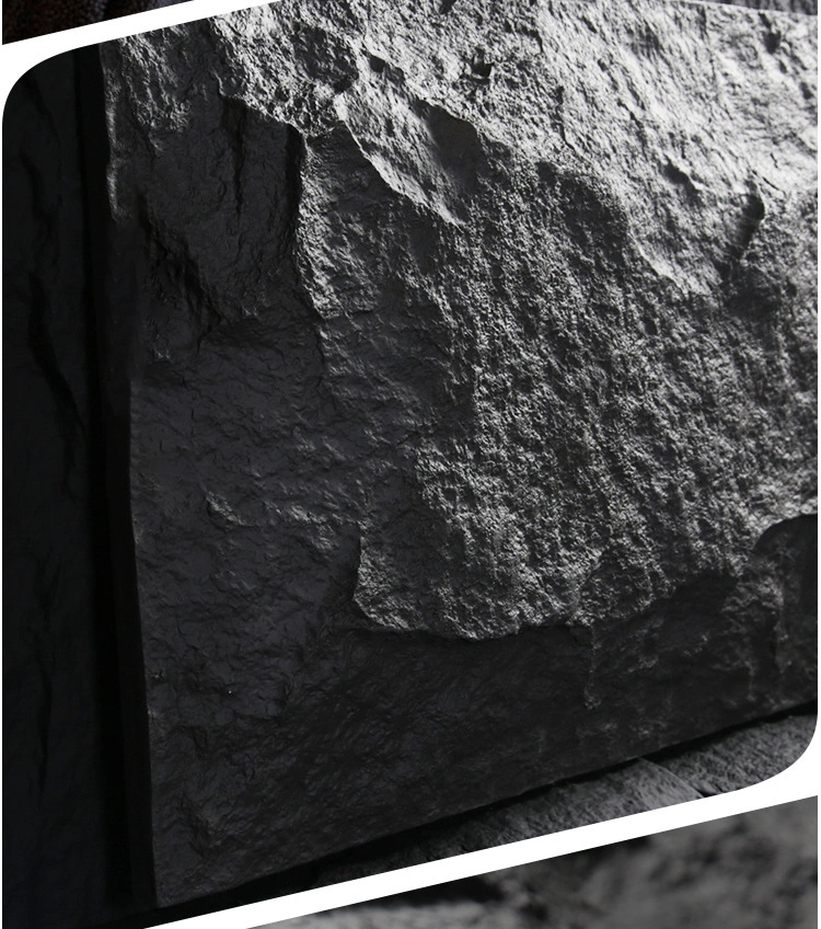 Panel de pared de piedra de PU de poliuretano artificial de piedra Faux respetuosos del medio ambiente