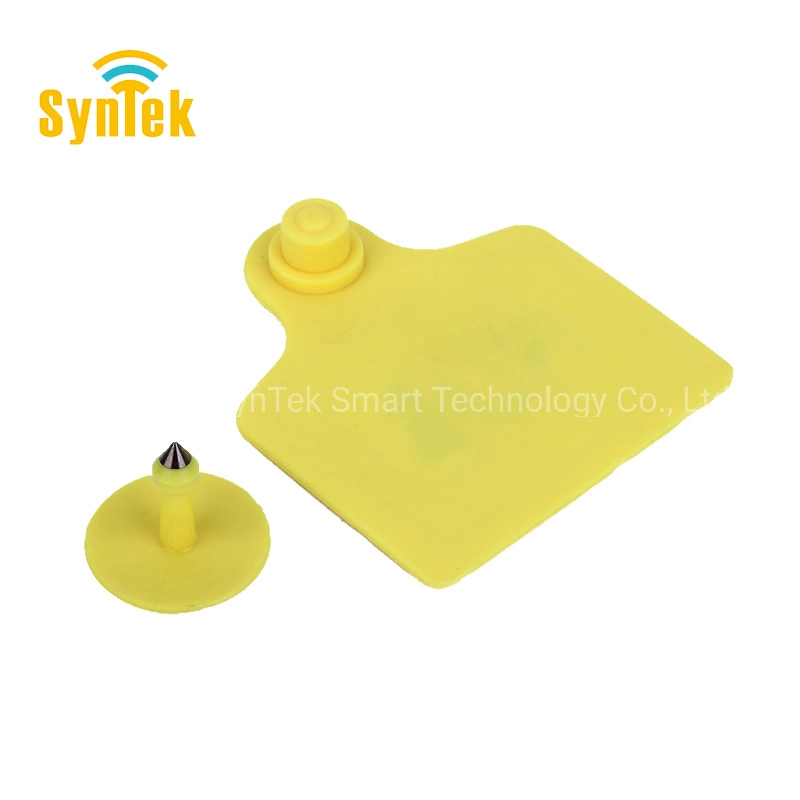 Icar Certificated 134.2kHz Fdx-B RFID Livestock Ear Tag ISO11784/11785