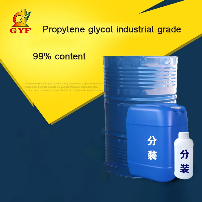 Propylène Glycol en vrac en gros, de qualité industrielle, CAS 57-55-6.