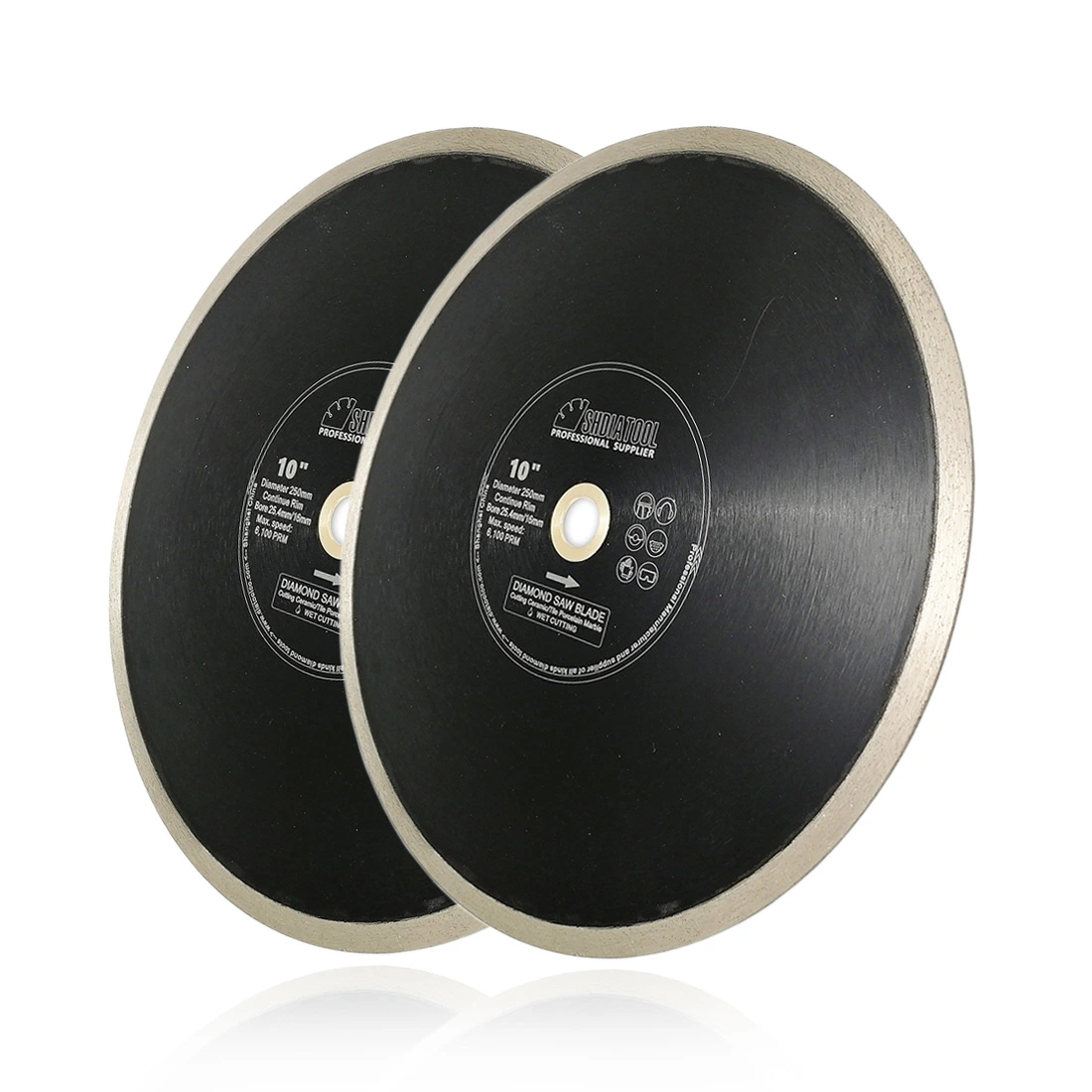 4'' Hot Pressed with 8mm Working High Continue Rim Diamond Saw Disk