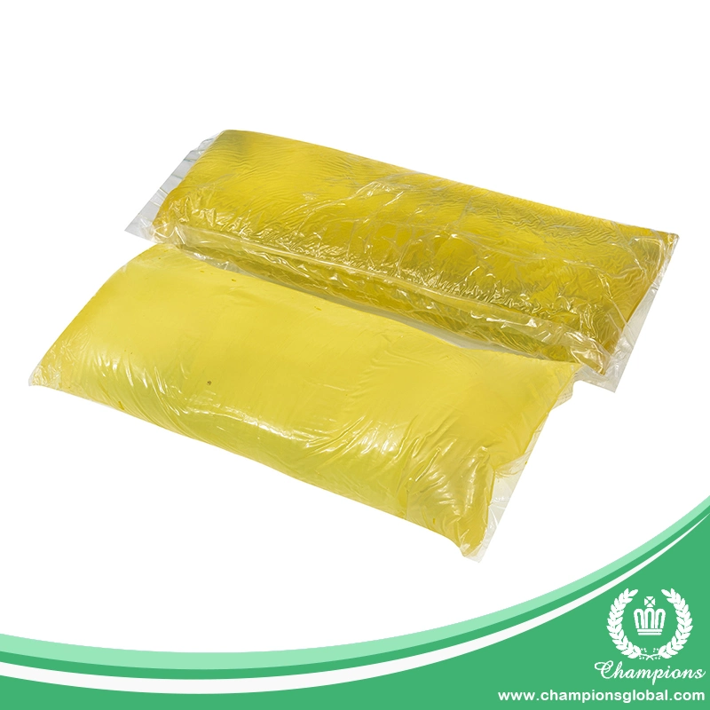 Toalla sanitaria de las materias primas amarillo adhesivo hot melt Glue de construcción