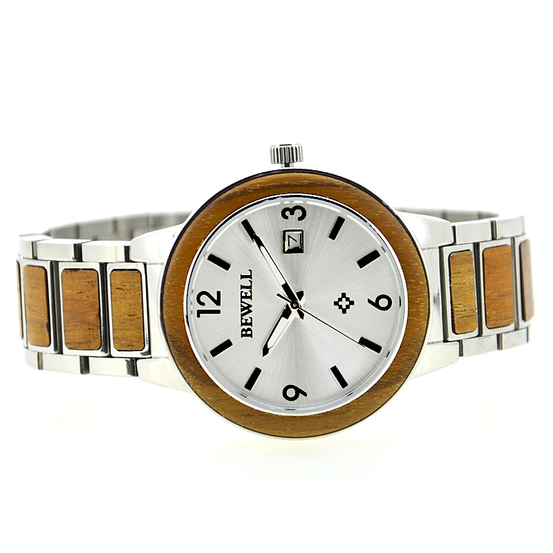 Mens à la mode montre à quartz watch en bois, montre-bracelet populaire OEM