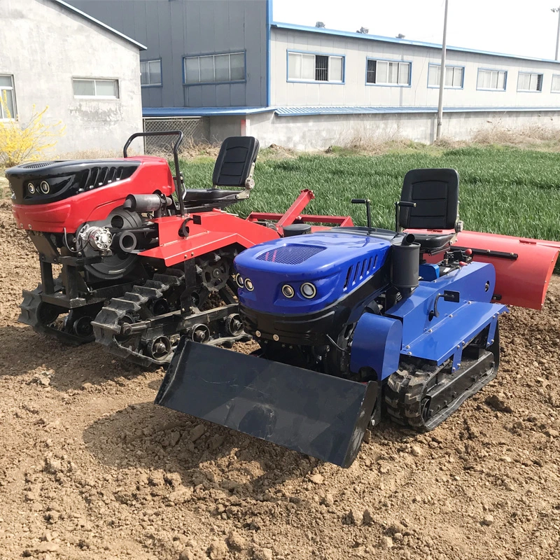 Chinese Small Farm Tractors Rotary Cultivator with Bulldozer