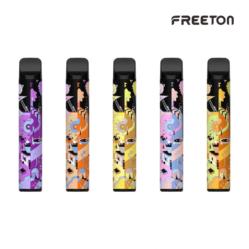 Disposable Electronic Cigarette Wholesale/Supplier 2021 Freeton New Edition Refill Vaporizer E Cigarette Puff  Color Customize Vaping Store Near Me